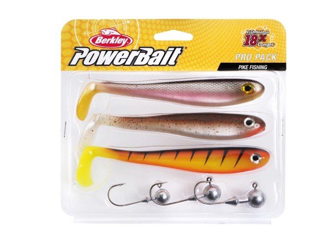 6ks - Gumová nástraha Berkley PowerBait Pro Pack Pike 15cm 40g Assorted