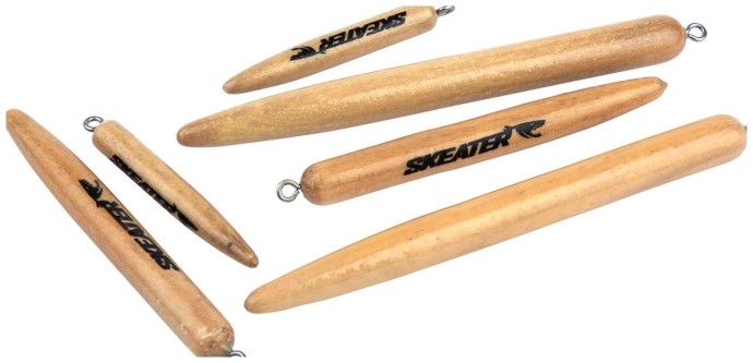 6ks Splávek Skeater Deadbait Floater Stick Set S/M/L