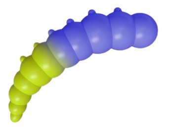 7kom - Gumeni Mamac FreshLures Big Junior 1,7" 4,3cm 2,75gr