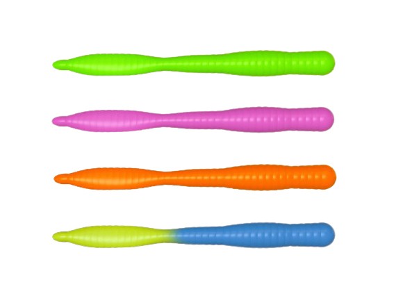 7kom - Gumeni Mamac FreshLures FlatWorm 3,1" 8cm 1,16gr