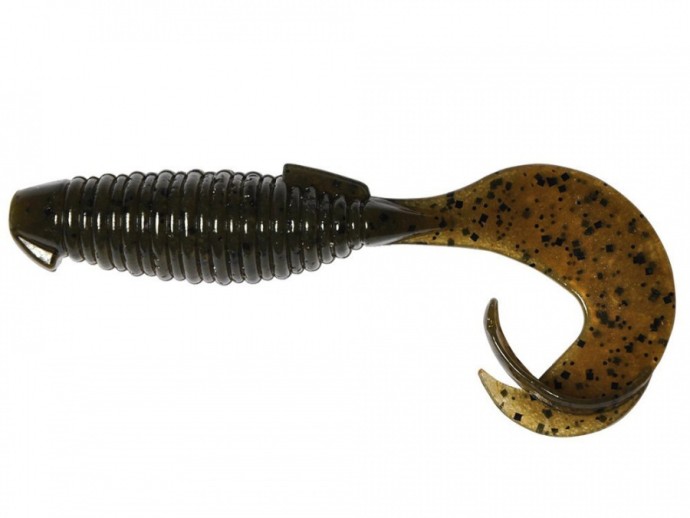 7kom - Gumeni Mamac Keitech Flapper Grub 4" 10,2cm 6,5gr