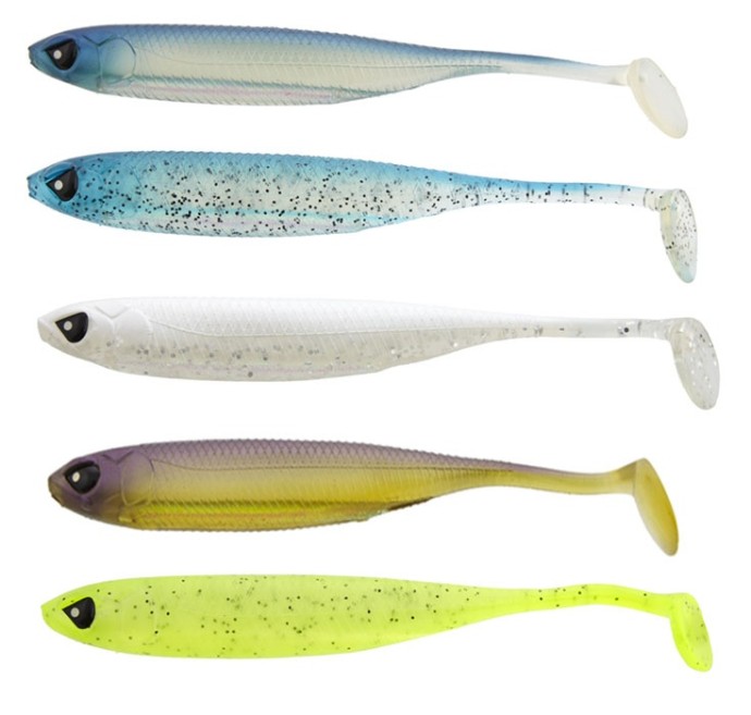 7kom - Kopyto Lucky John 3D Makora Shad Tail 7,6cm