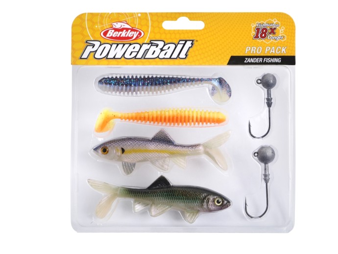 7ks - Set Gumových Nástrah Berkley PowerBait Pro Pack Zander