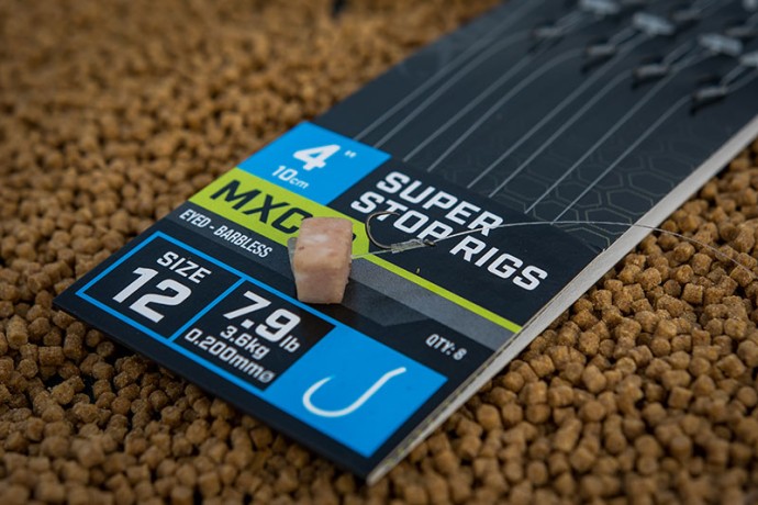 8kom - Gotov Predvez Matrix MXC-3 Super Stop Pole Rigs Barbless