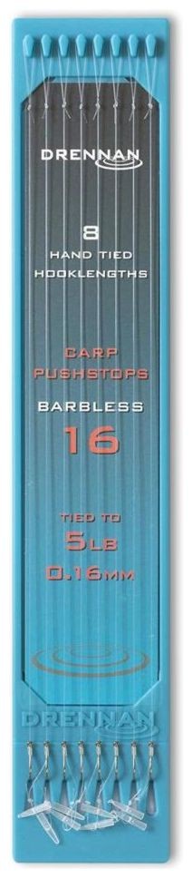8kom - Gotovi Predvez Drennan Carp Pushstop Barbless