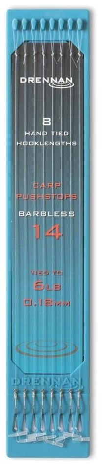 8kom - Gotovi Predvez Drennan Carp Pushstop Barbless