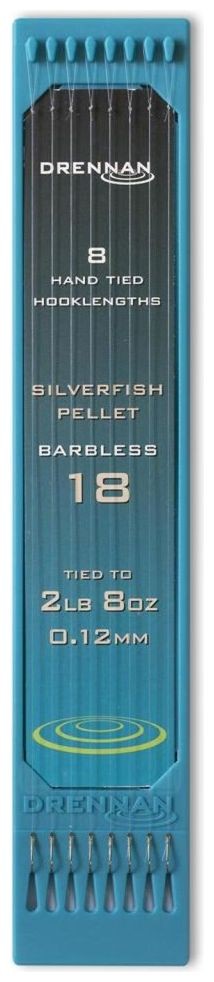 8kom - Gotovi Predvez Drennan Silverfish Pellet Barbless