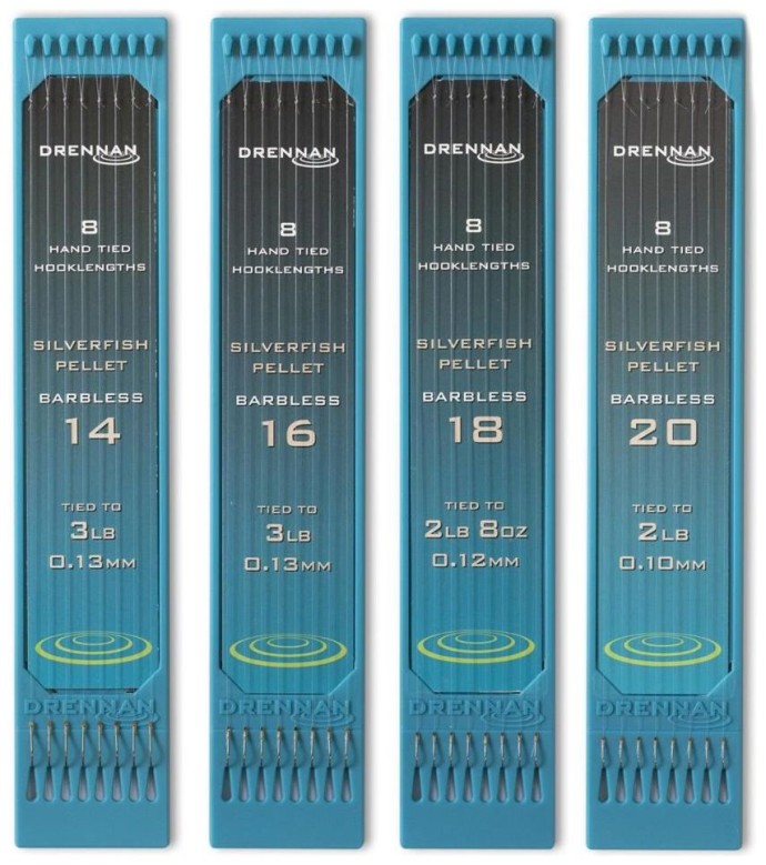 8kom - Gotovi Predvez Drennan Silverfish Pellet Barbless