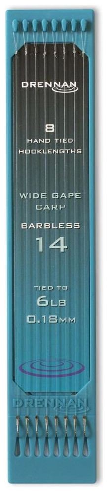8kom - Gotovi Predvez Drennan Wide Gape Carp Barbless