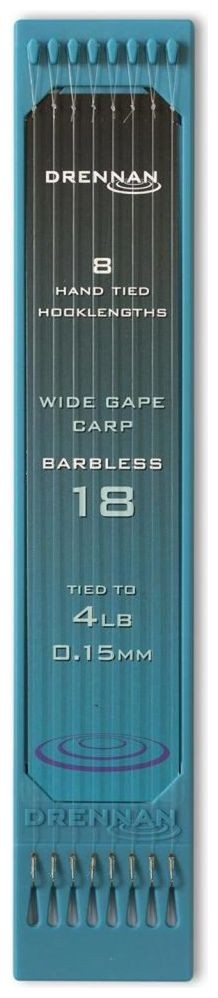 8kom - Gotovi Predvez Drennan Wide Gape Carp Barbless