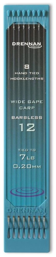 8kom - Gotovi Predvez Drennan Wide Gape Carp Barbless