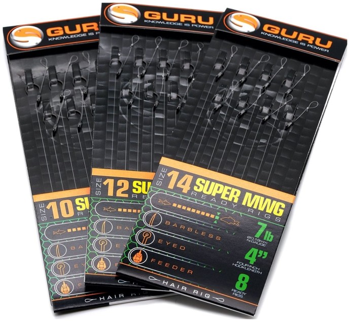 8kom - Gotovi Predvez Guru SMWG Standard Hair 4 inch