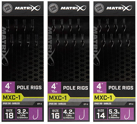 8kom - Gotovi Predvez Matrix MXC-1 4” Rigs