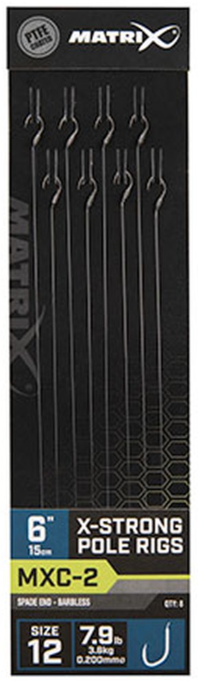 8kom - Gotovi Predvez Matrix MXC-2 X-Strong Pole Rigs Barbless