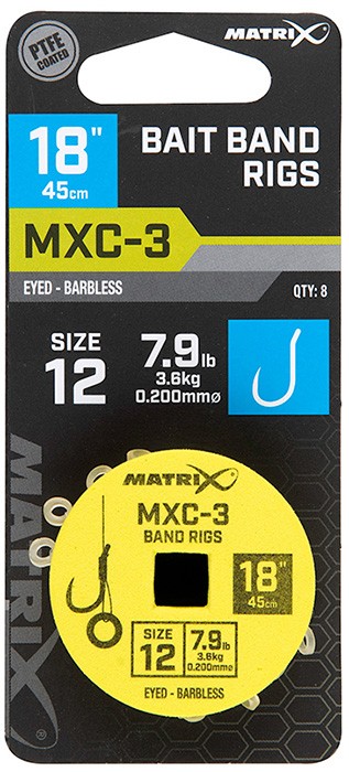 8kom - Gotovi Predvez Matrix MXC-3 18” Bait Band Rigs