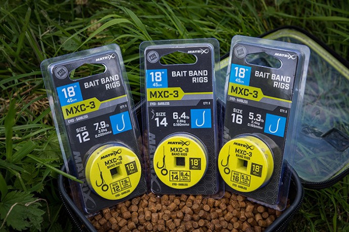 8kom - Gotovi Predvez Matrix MXC-3 18” Bait Band Rigs
