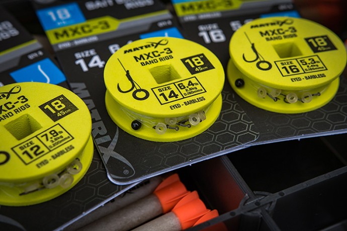 8kom - Gotovi Predvez Matrix MXC-3 18” Bait Band Rigs