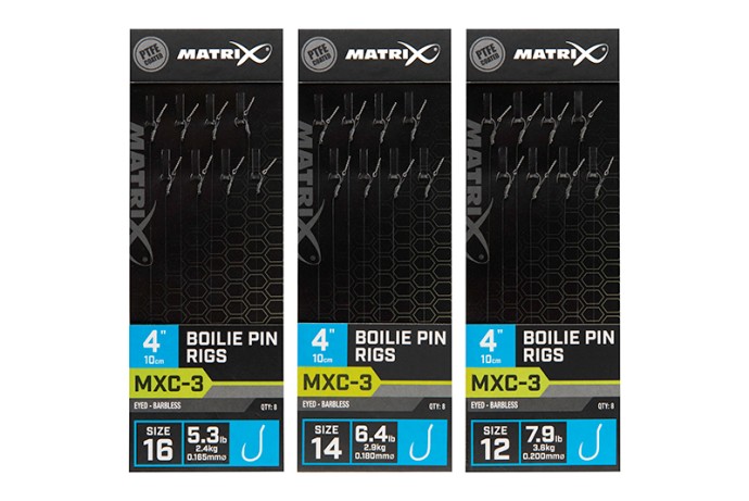 8kom - Gotovi Predvez Matrix MXC-3 4” Boilie Pin Rigs