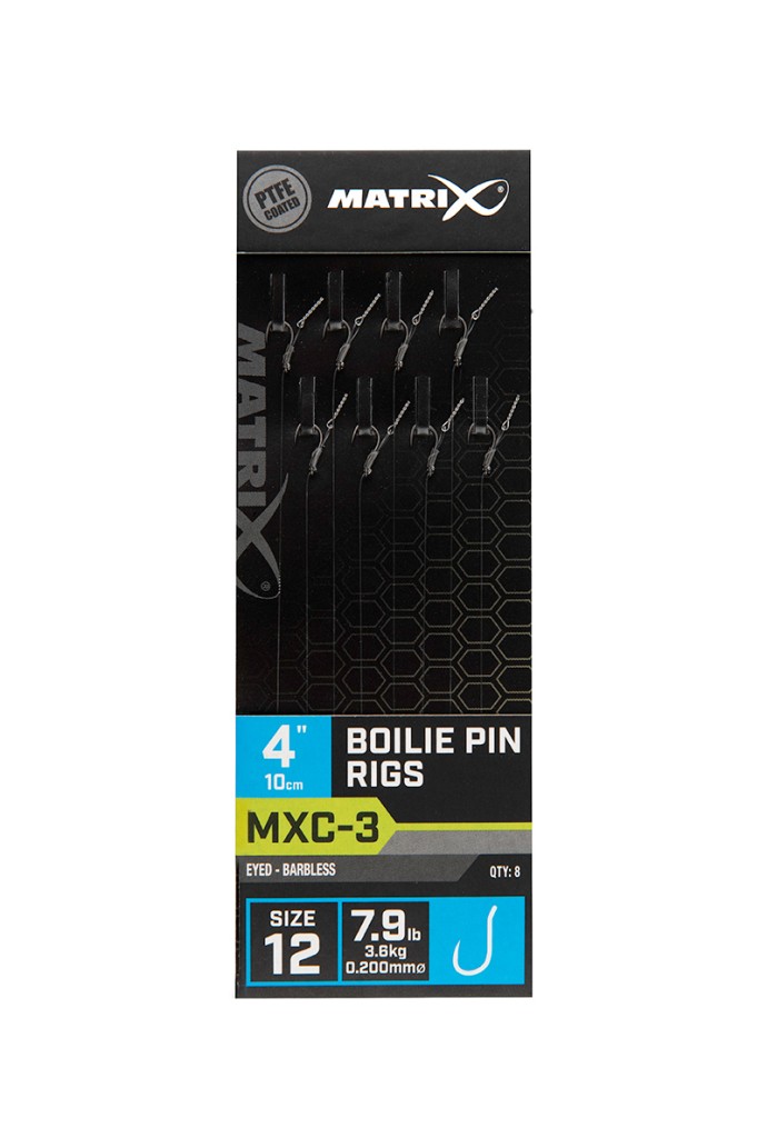 8kom - Gotovi Predvez Matrix MXC-3 4” Boilie Pin Rigs