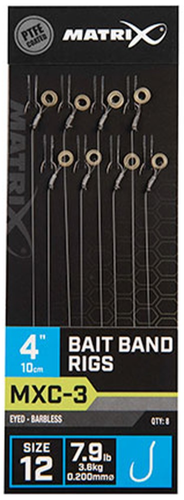8kom - Gotovi Predvez Matrix MXC-3 Bait Band Pole Rigs Barbless