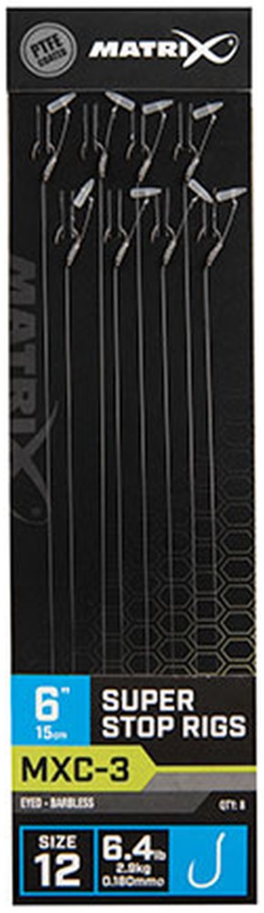 8kom - Gotovi Predvez Matrix MXC-3 Super Stop Pole Rigs Barbless