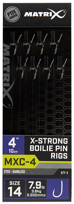 8kom - Gotovi Predvez Matrix MXC-4 4” Boilie Pin Rigs