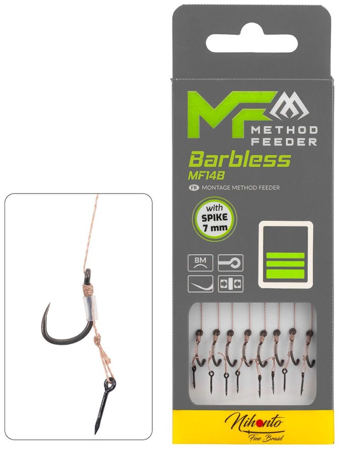 8kom - Gotovi Predvez Mikado Method Feeder 10cm Bez Kontrakuke