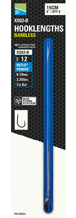 8kom - Gotovi Predvez Preston 6"/15cm Mag Store Hooklength
