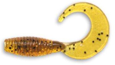8kom - Gumeni Mamac Crazy Fish Angry Spin 2,5cm 0,22gr