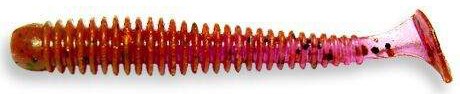 8kom - Gumeni Mamac Crazy Fish Vibro Worm 5cm 0,9gr