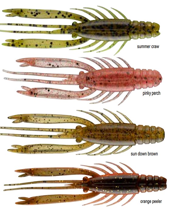 8kom - Gumeni Mamac Daiwa Prorex Urban Shrimp 6cm 2gr