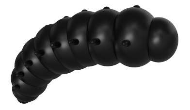 8kom - Gumeni Mamac FreshLures Mokhnatka 1,2" 3cm 1,58gr