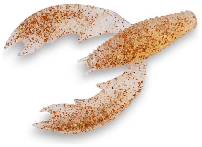 8kom - Gumeni Mamac Iron Claw Paddy Craw 6,5cm