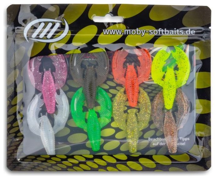 8kom - Gumeni Mamac Iron Claw Paddy Craw 6,5cm