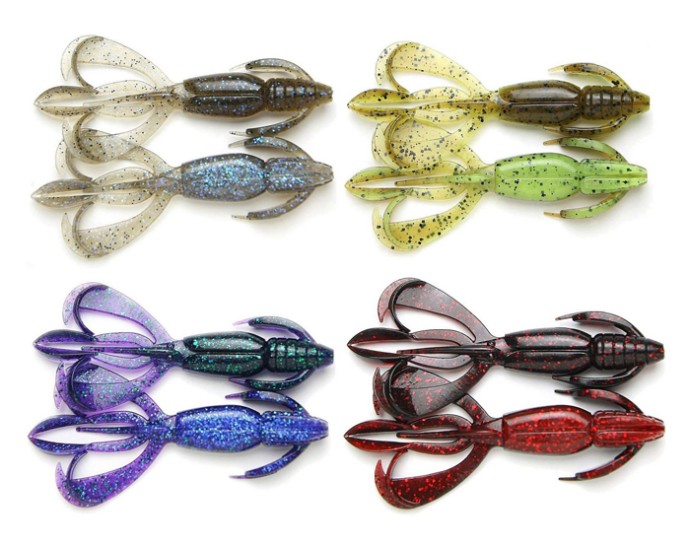 8kom - Gumeni Mamac Keitech Crazy Flapper 2,8" 7,1cm 3,4gr