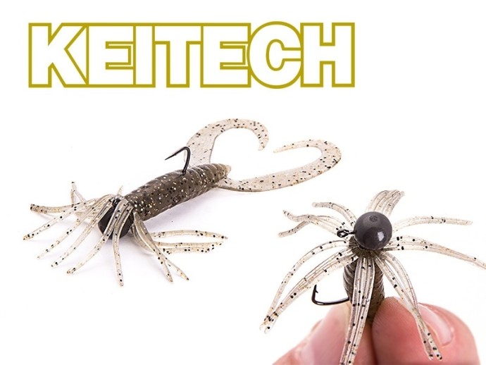 8kom - Gumeni Mamac Keitech Little Spider 2" 5,1cm 1,1gr