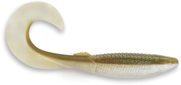 8kom - Gumeni Mamac Rapala Crushcity Curl 3 9,2cm 4gr