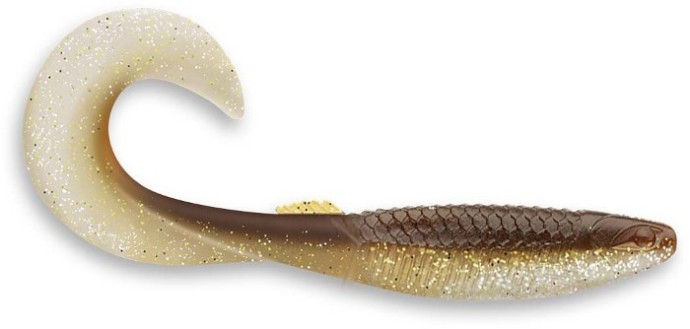 8kom - Gumeni Mamac Rapala Crushcity Curl 3 9,2cm 4gr