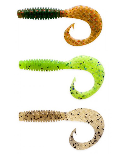 8kom - Gumeni Mamac Upstream Swirl 1,8" 4,5cm