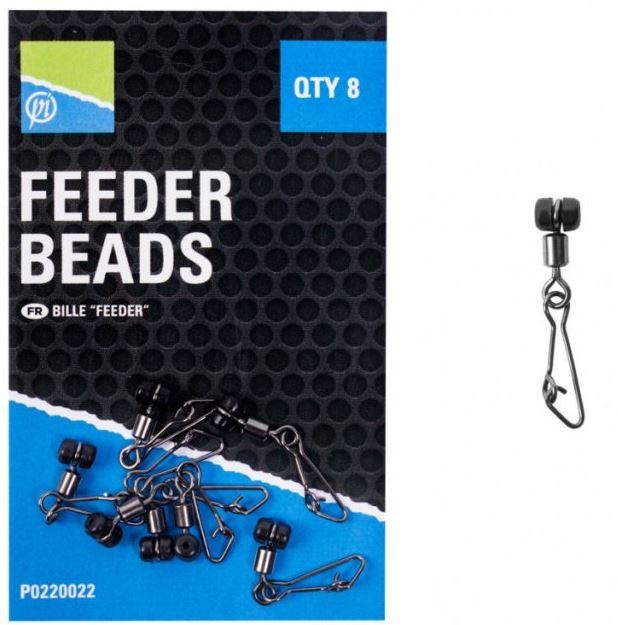 8kom - Klizači Preston Feeder Beads