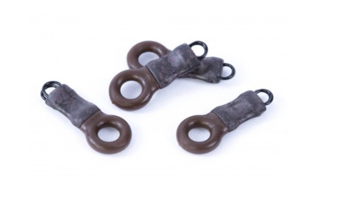 8kom - Kopče za olovo Korum Camo Runnig Rig Clips