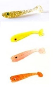 8kom - Kopyto Sharpfishes Picolo Fish 3,8cm 0,4gr