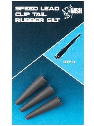 8kom - Navlaka za kopču Nash Speed Lead Slip Tail Rubber