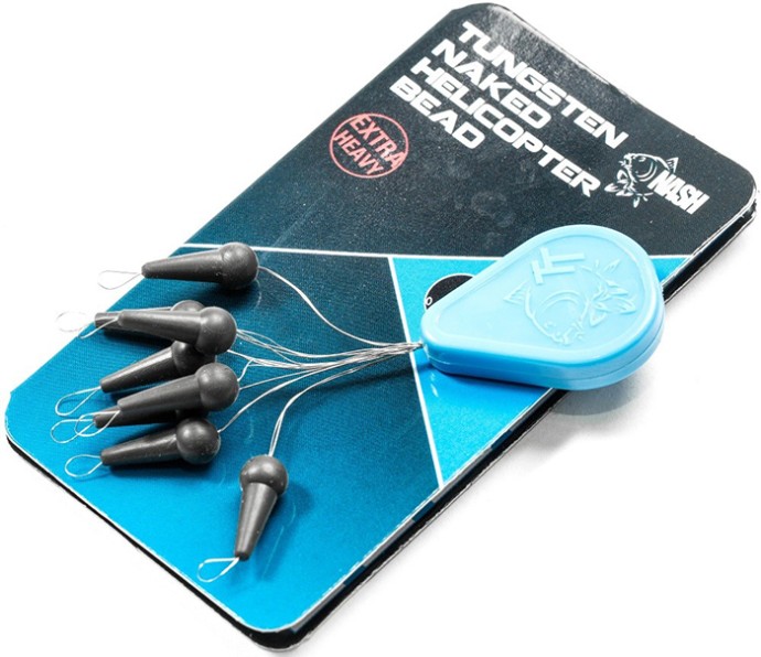8kom - Perlice Nash Cling On Tungsten Naked Helicopter Beads