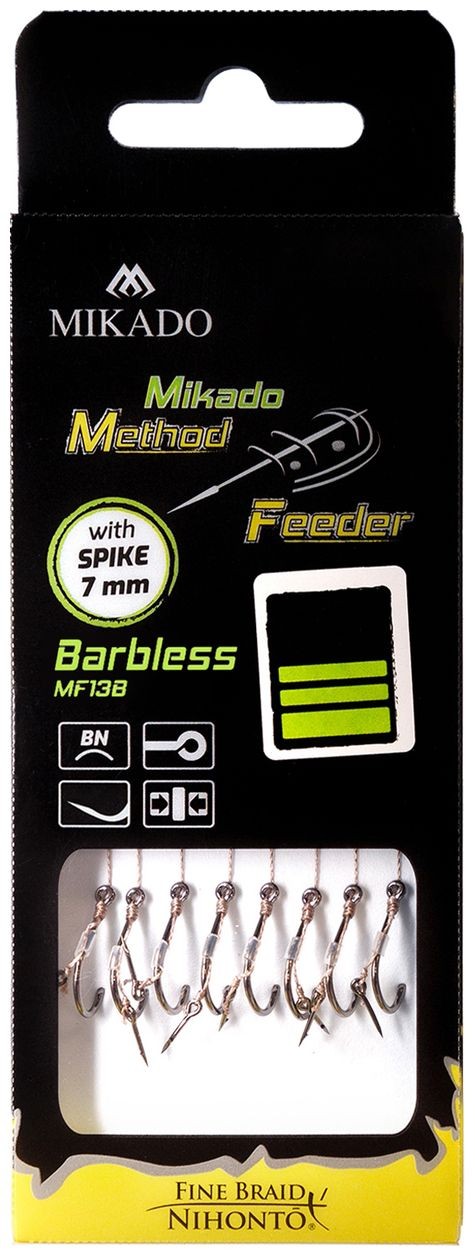 8kom - Predvez Mikado Method Feeder 10cm Bez Kontrakuke 0,12mm