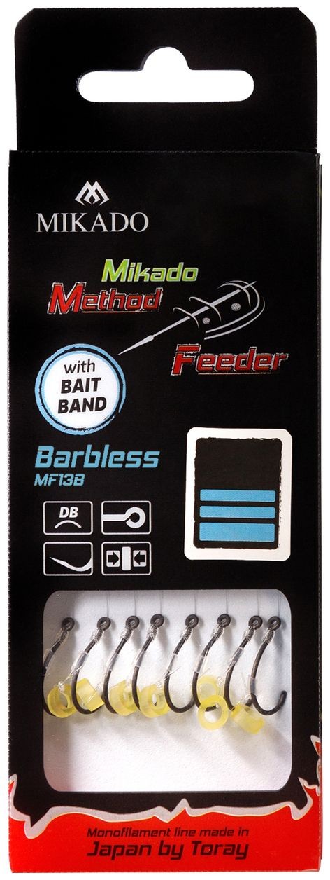 8kom - Predvez Mikado Method Feeder 10cm bez kontrakuke s gumicom