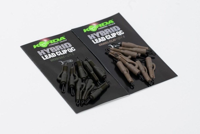 8kom - Sigurnosne kopče za olovo Korda QC Hybrid Lead Clip Gravel/ Clay