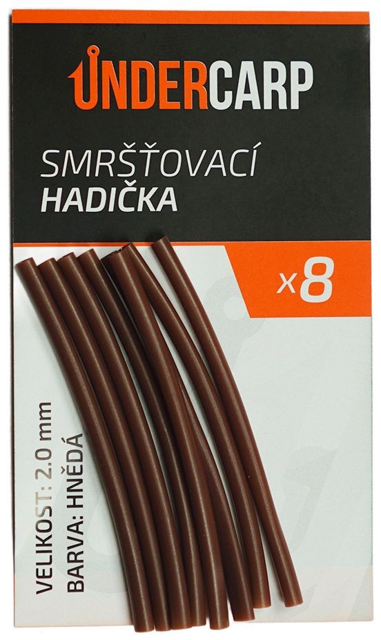 8kom - Termoskupljajuća cijev UnderCarp Shrink Tube smeđa 2,0mm