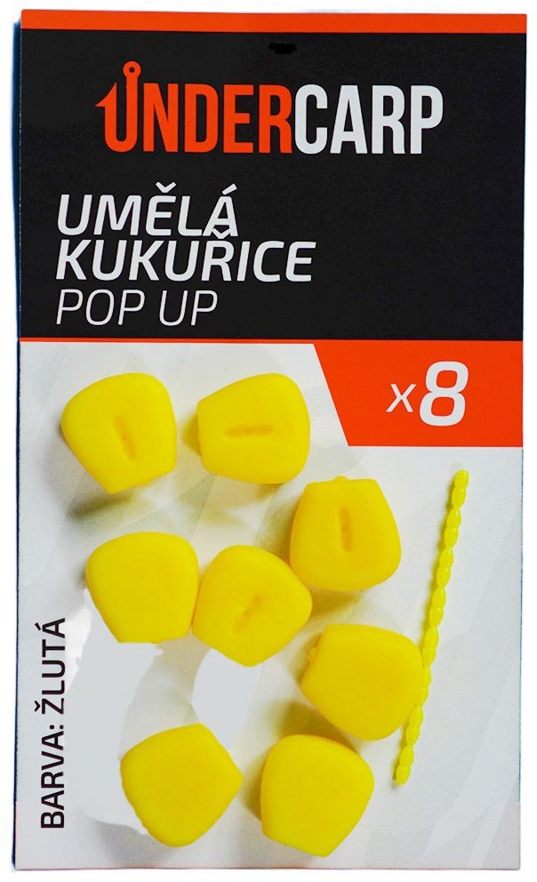 8kom - Umjetni Kukuruz Pop Up UnderCarp Žuta
