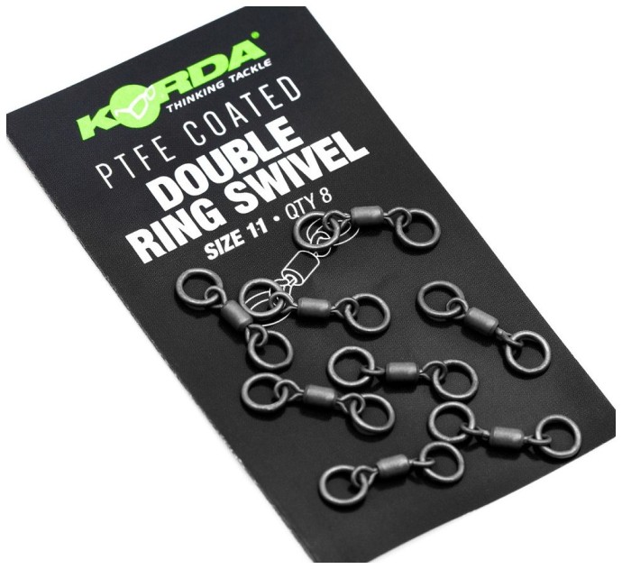 8kom - Vrtilica s Dvostrukim Prstenom Korda PTFE Double Ring Swivel Veličina 11